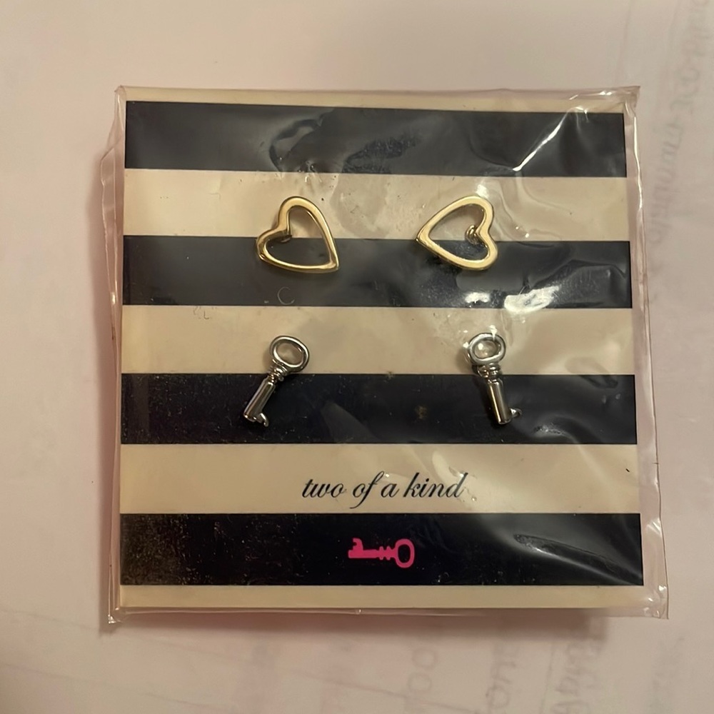 Keep Collective Heart and Keys earrings